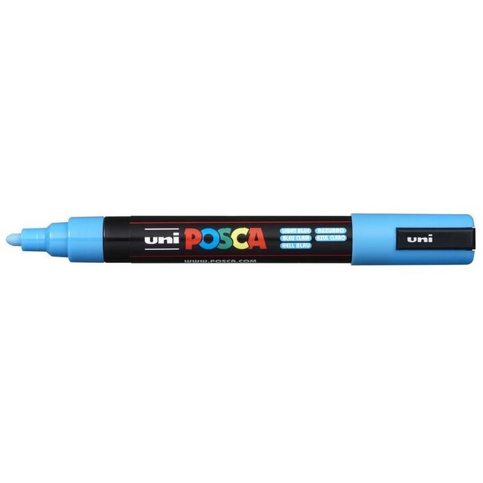 MARKER UNI POSCA PC5M BULLET TIP LIGHT BLUE