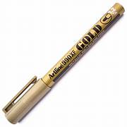 MARKER ARTLINE 990 FINE TIP GOLD