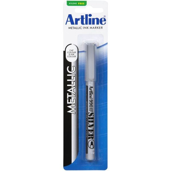 MARKER ARTLINE #990 FINE TIP SILVER