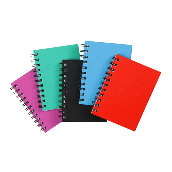 NOTE BOOK A6 RULED H/C SPIRAL SPIRAX 510 ASST COLS