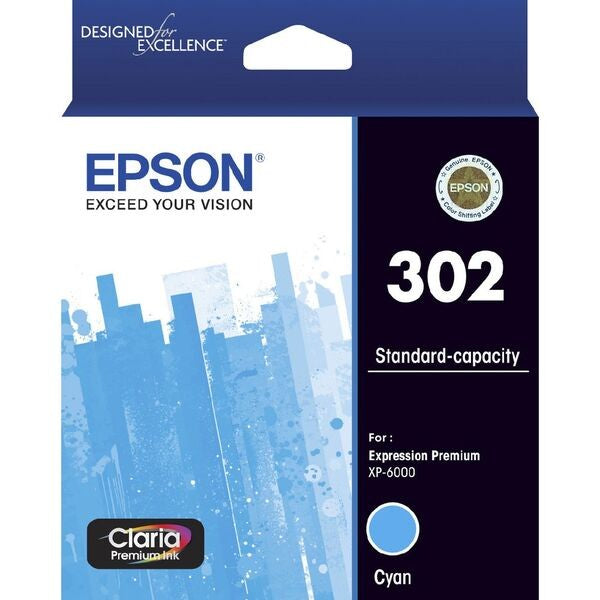 EPSON 302 INK CARTRIDGE CYAN