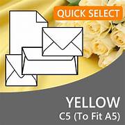 SINGLE C5 CRAFT ENVELOPE (YELLOW) 