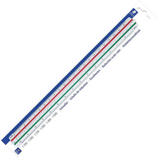 RULER SCALE STAEDTLER TRIANGULAR DIN 1-100, 200, 250, 300, 400, 500