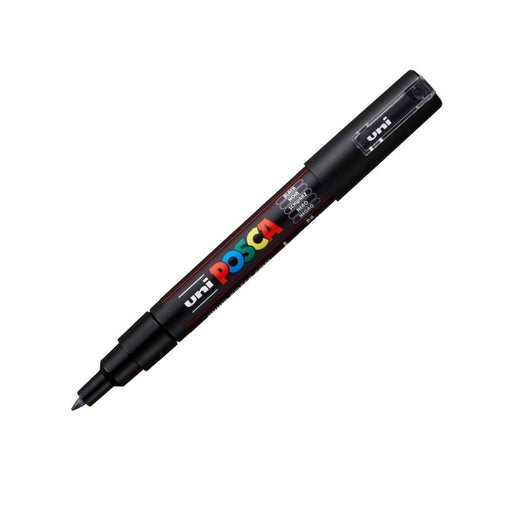 MARKER UNI POSCA PC-1MBK EXTRA FINE BULLET TIP BLACK