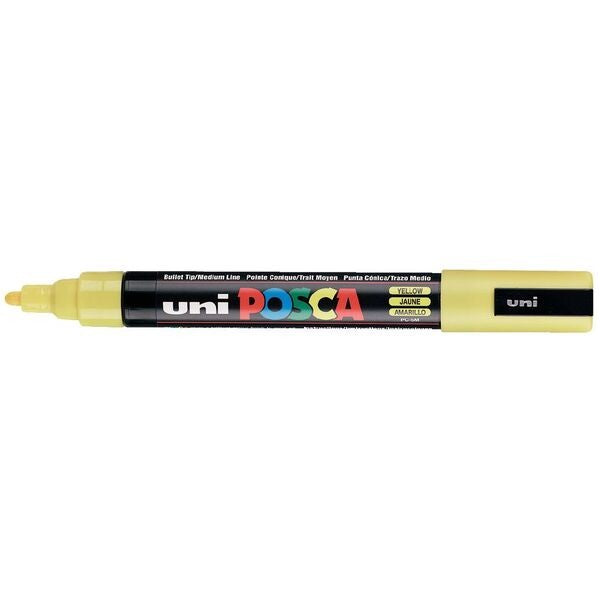 MARKER UNI POSCA 5M BULLET TIP YELLOW 