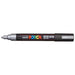 MARKER UNI POSCA PC5M BULLET TIP SILVER