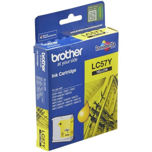 BROTHER LC57 INK CARTRIDGE YELLOW 