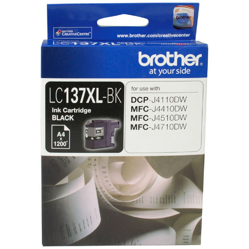 BROTHER LC137XL BLACK INK CARTRIDGE