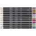 DERWENT ACADEMY METALLIC COLOUR PENCILS 12 PACK