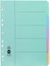 DIVIDERS MARBIG STORAGE 5 TAB PASTEL