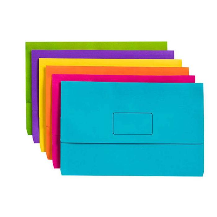 DOCUMENT WALLET MARBIG F/C ASSORTED COLOURS 