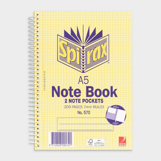 NOTEBOOK SPIRAX 570 A5 