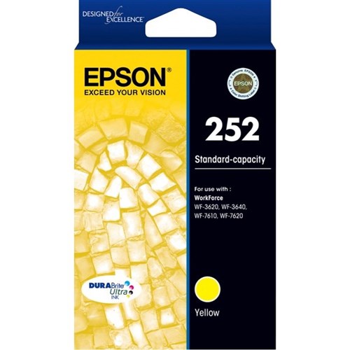 EPSON 252 INK CARTRIDGE YELLOW 