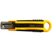 SP- CUTTING KNIFE ITALPLAST SELF RETRACTABLE YELLOW/BLACK