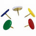 SOVEREIGN DRAWING PINS 100'S ASSORTED COLOURS 