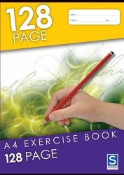 EXERCISE BOOK A4 GNS 128 PAGE 