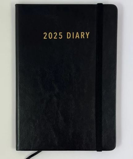 2025 A5 DIARY WTV BLACK