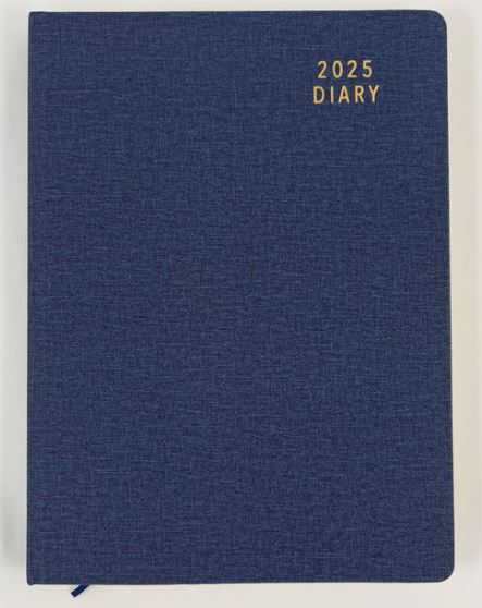 2025 A4 DIARY DTP OX BLUE