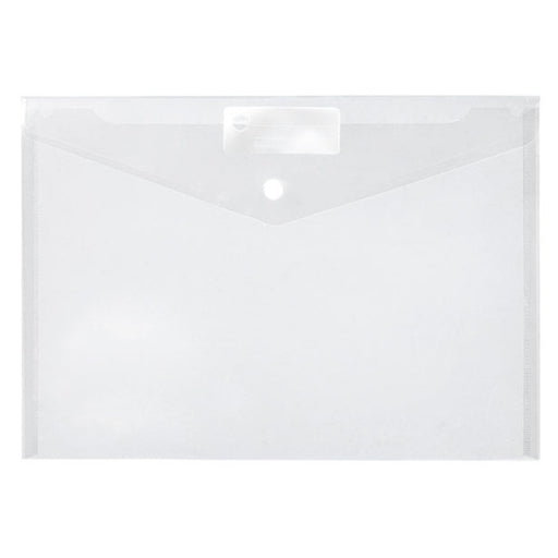 DOCUMENT WALLET 472CLR A3 W-BUTTON FOLDERMATE