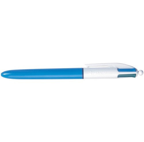 PEN BIC BP 4 COLOUR BP RETRACTABLE MEDIUM BLACK/BLUE/RED/GREEN