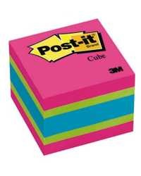 POST IT NOTE MINI CUBE 2051-MC 48x48MM ASST BRIGHT