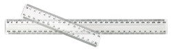 RULER 30CM CLEAR