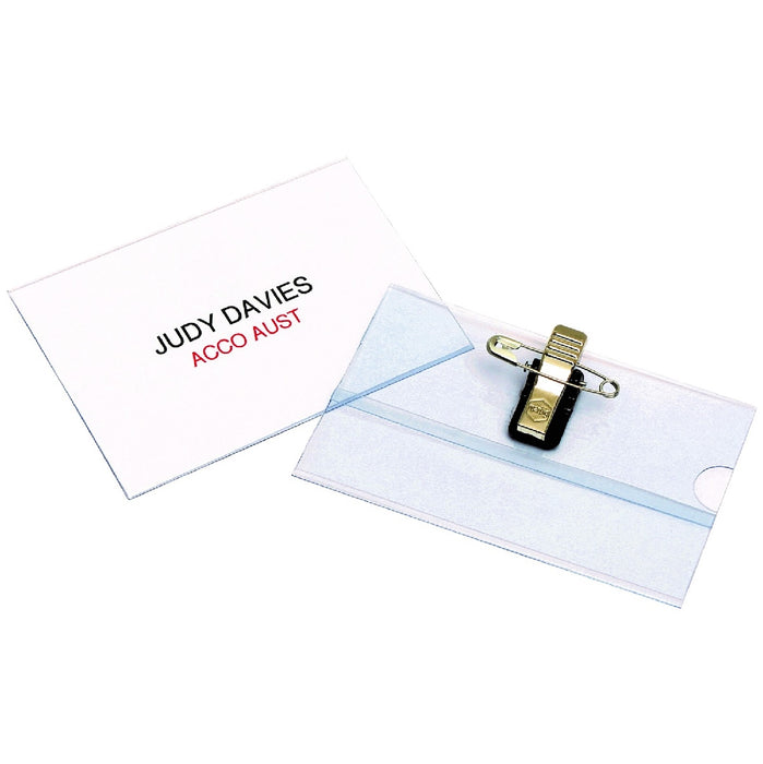 NAME BADGE CONVENTION PIN & CLIP