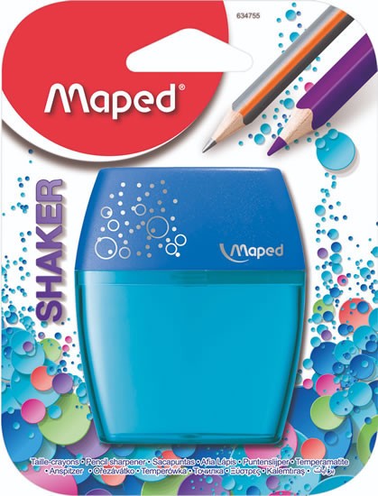 SHARPENER MAPED 2 HOLE SHAKER SHARPENER ASST COLOURS