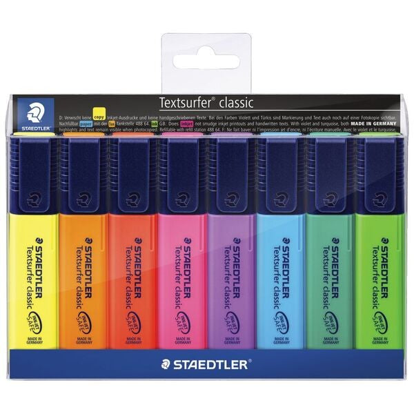 HIGHLIGHTER STAEDTLER TEXTSURFER ASS PACKET 8