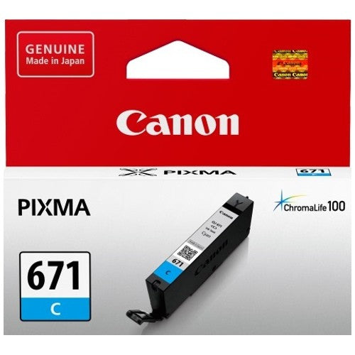 CANON 671 INK CARTRIDGE CYAN