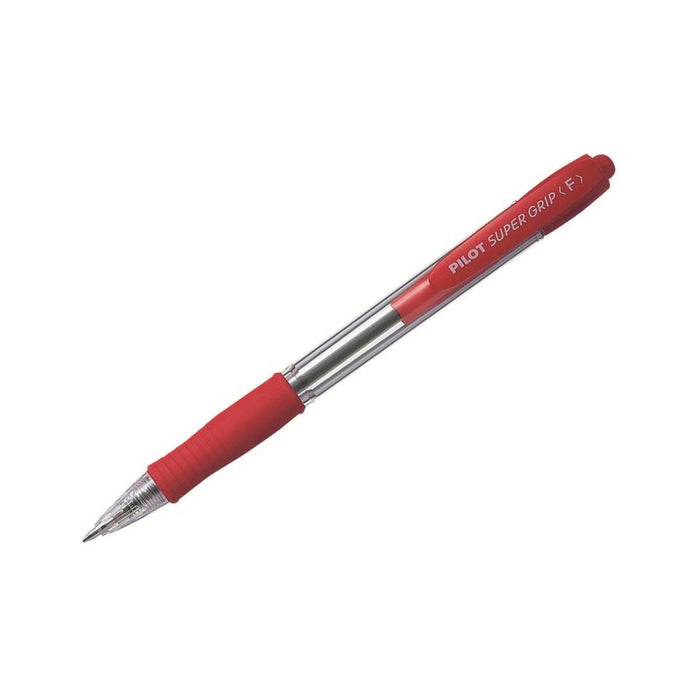 PEN PILOT BP SUPER GRIP BPGP-10R RETRACT F RED