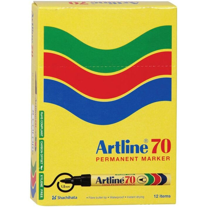 ARTLINE 70 PERMANENT MARKER 8 COL ASST