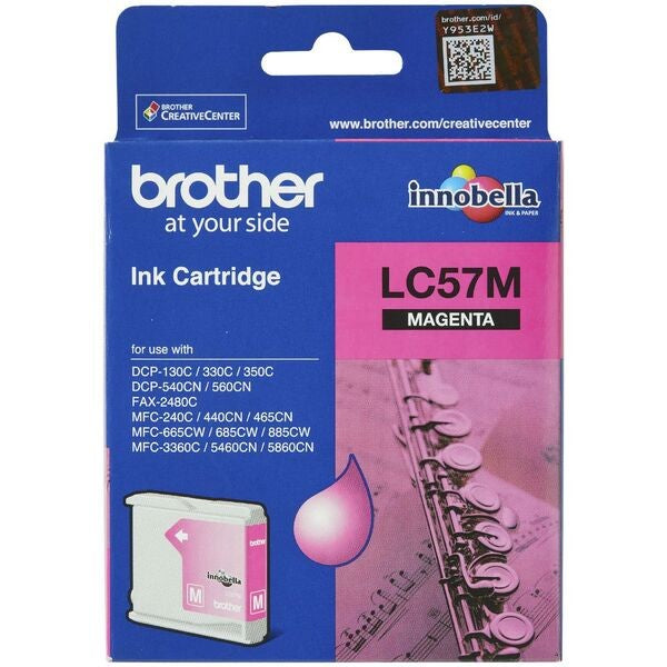 BROTHER LC57 INK CARTRIDGE MAGENTA