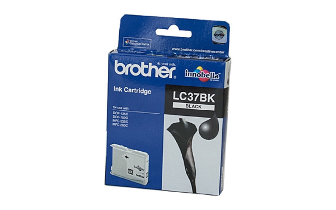 BROTHER LC37 INK CARTRIDGE BLACK