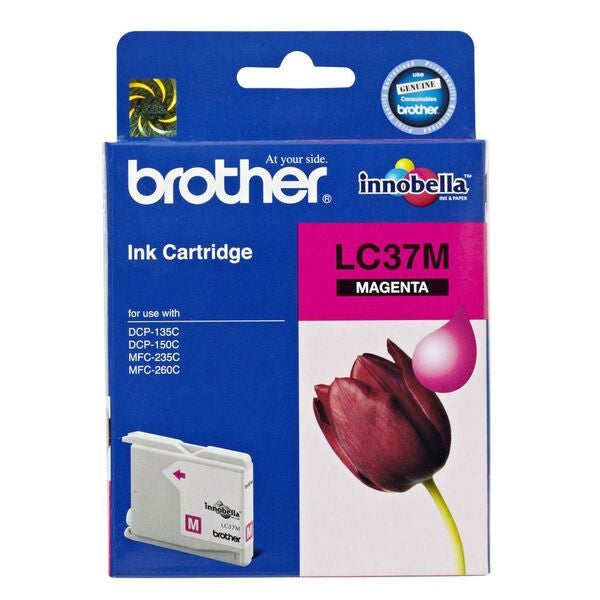 BROTHER LC37 INK CARTRIDGE MAGENTA