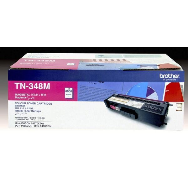 BROTHER TN348 TONER CARTRIDGE MAGENTA