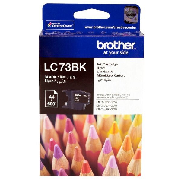 BROTHER LC73 INK CARTRIDGE BLACK