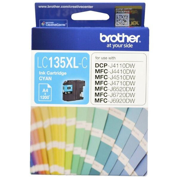 BROTHER LC135XL INK CARTRIDGE CYAN