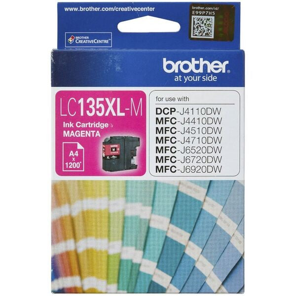 BROTHER LC135XL INK CARTRIDGE MAGENTA