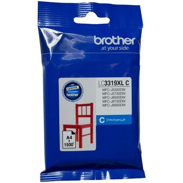 BROTHER LC3319XL INK CARTRIDGE CYAN