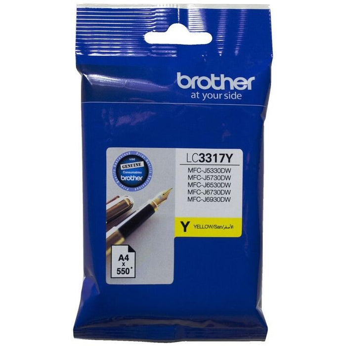 BROTHER LC3317 INK CARTRIDGE YELLOW