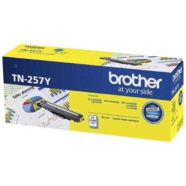 BROTHER TN 257 TONER YELLOW