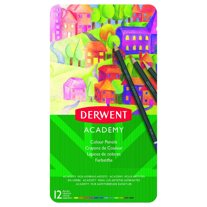 PENCIL COLOURED DERWENT ACADEMY BX12