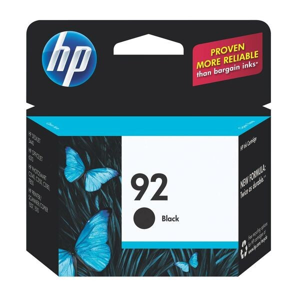 HP 92 INK CARTRIDGE BLACK