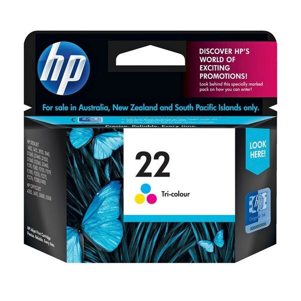 HP 22 INK CARTRIDGE COLOUR