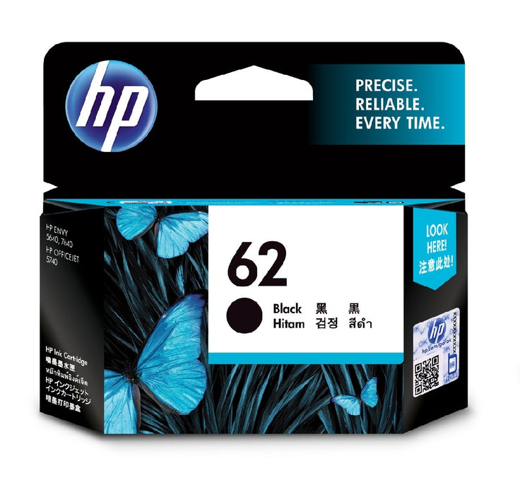 HP 62 INK CARTRIDGE BLACK