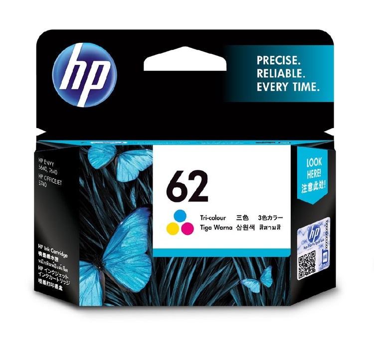 HP 62 INK CARTRIDGE COLOUR