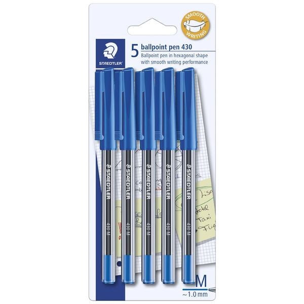 PEN STAEDTLER 430 MEDIUM PACKET 5