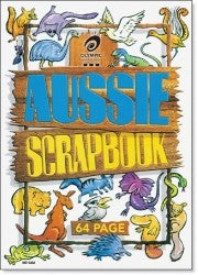 SCRAPBOOK OLYMPIC AUSSIE ANIMALS 64 PAGES