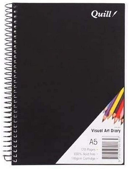 DIARY VISUAL ARTS QUILL A5 60LF